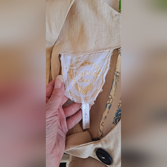 NWOT Designer Niko Niko KNITTED DOVE Floral Printed Empire Waist Babydoll Dress - Picture 10 of 13